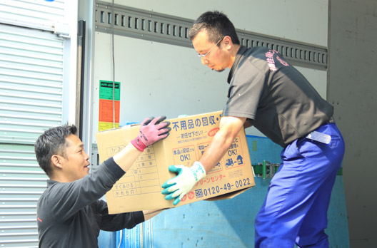 不用品回収までの流れ